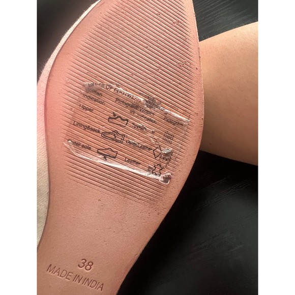 Anthropologie Pompom Embroidered Mule Slides - Picture 5 of 6